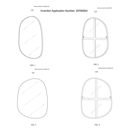 Asymmetrical Wall Mirror for Decor 23"*30"