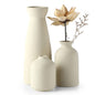 Beige Keramikvase 3er Set