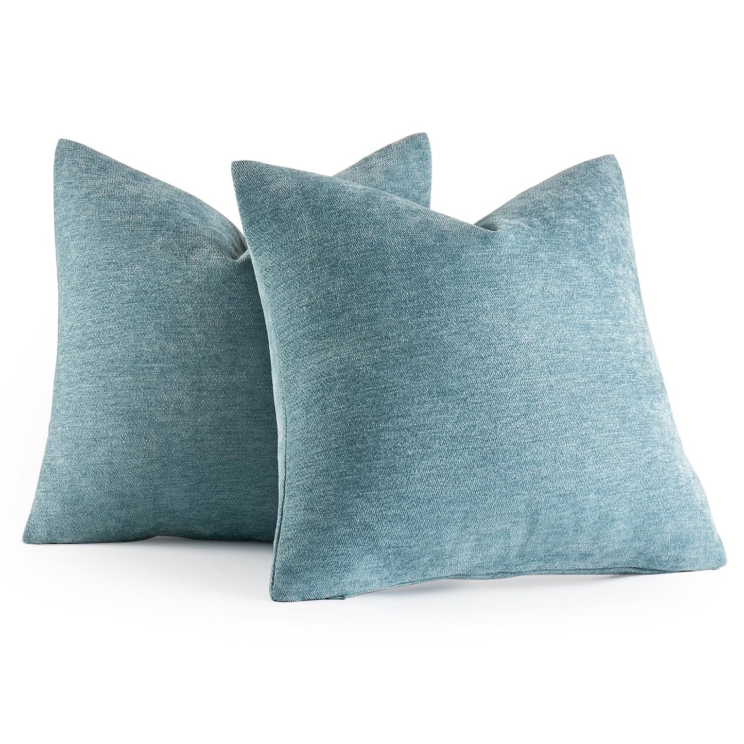 Pack of 2 Blue Gray Decorative Pillow