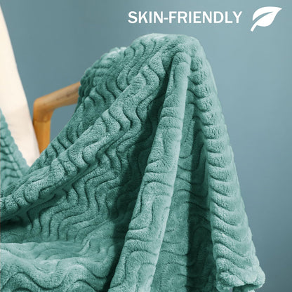 Celadon Fleece Throw Blanket